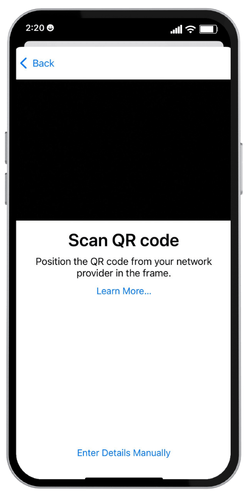 Scan QR code
